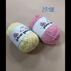 Polyester Luminous yarn glow in the dark fluorescent crochet yarn