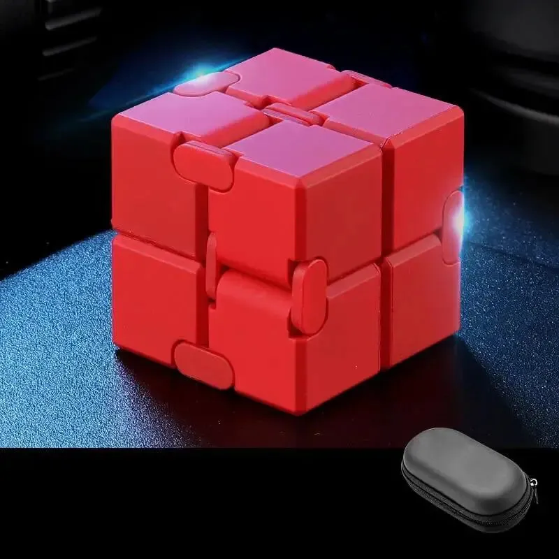 Premium Infinity Cube Aluminium/ Metal Fidget Toy - Weighted