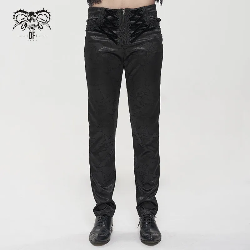 PT15901 Girdle effect Gothic men trousers