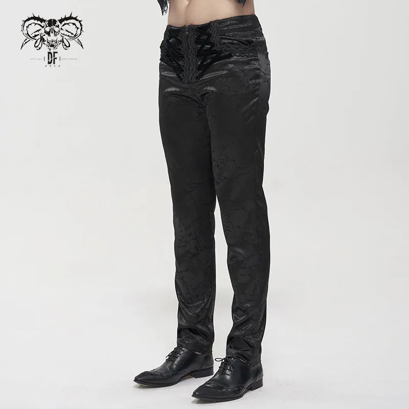 PT15901 Girdle effect Gothic men trousers