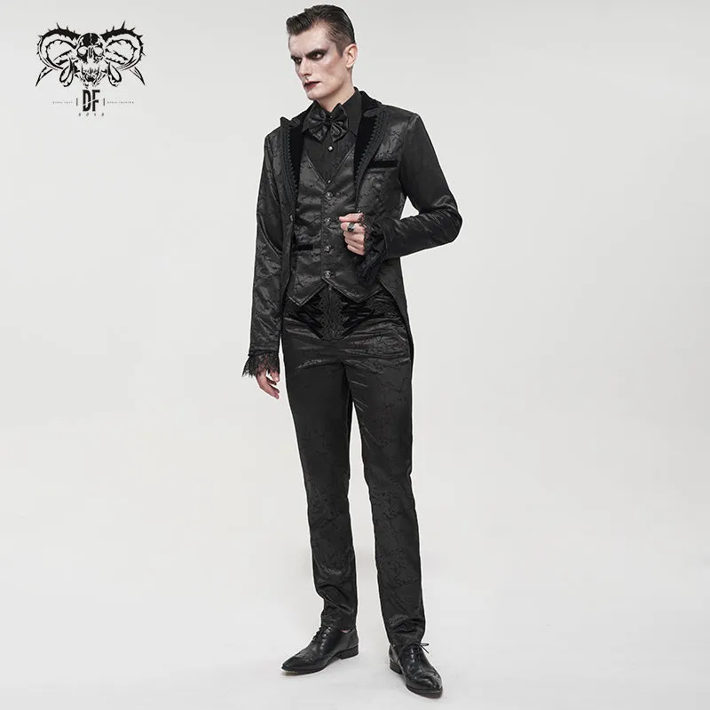 PT15901 Girdle effect Gothic men trousers