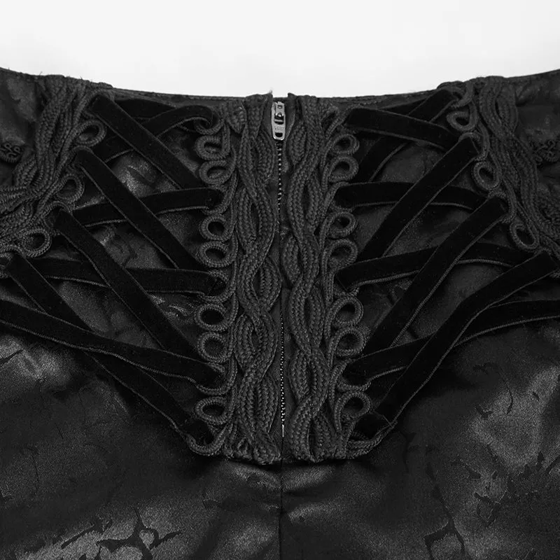 PT15901 Girdle effect Gothic men trousers