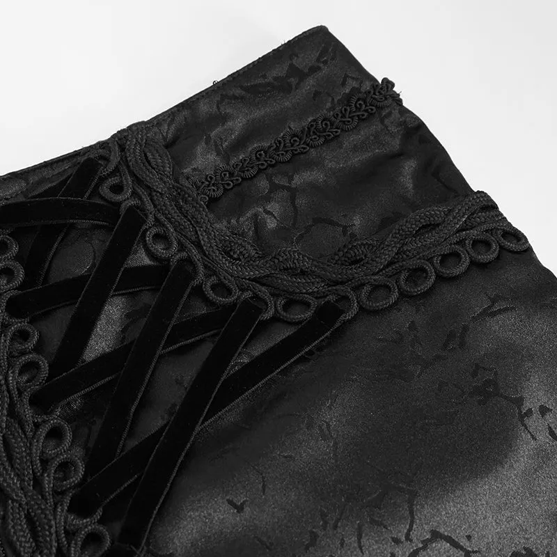 PT15901 Girdle effect Gothic men trousers