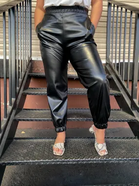 Pu Joggers