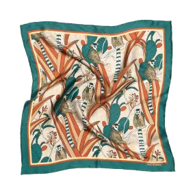 "Madagascar" Silk Bandana