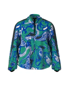 Raglan Print Blouse