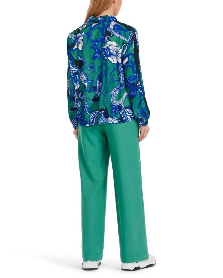 Raglan Print Blouse