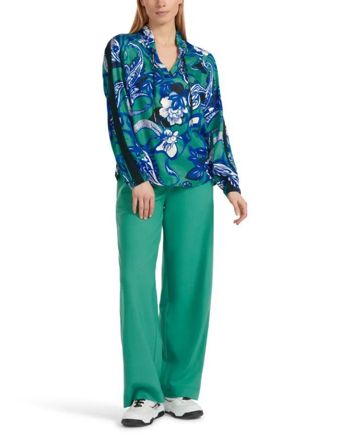 Raglan Print Blouse