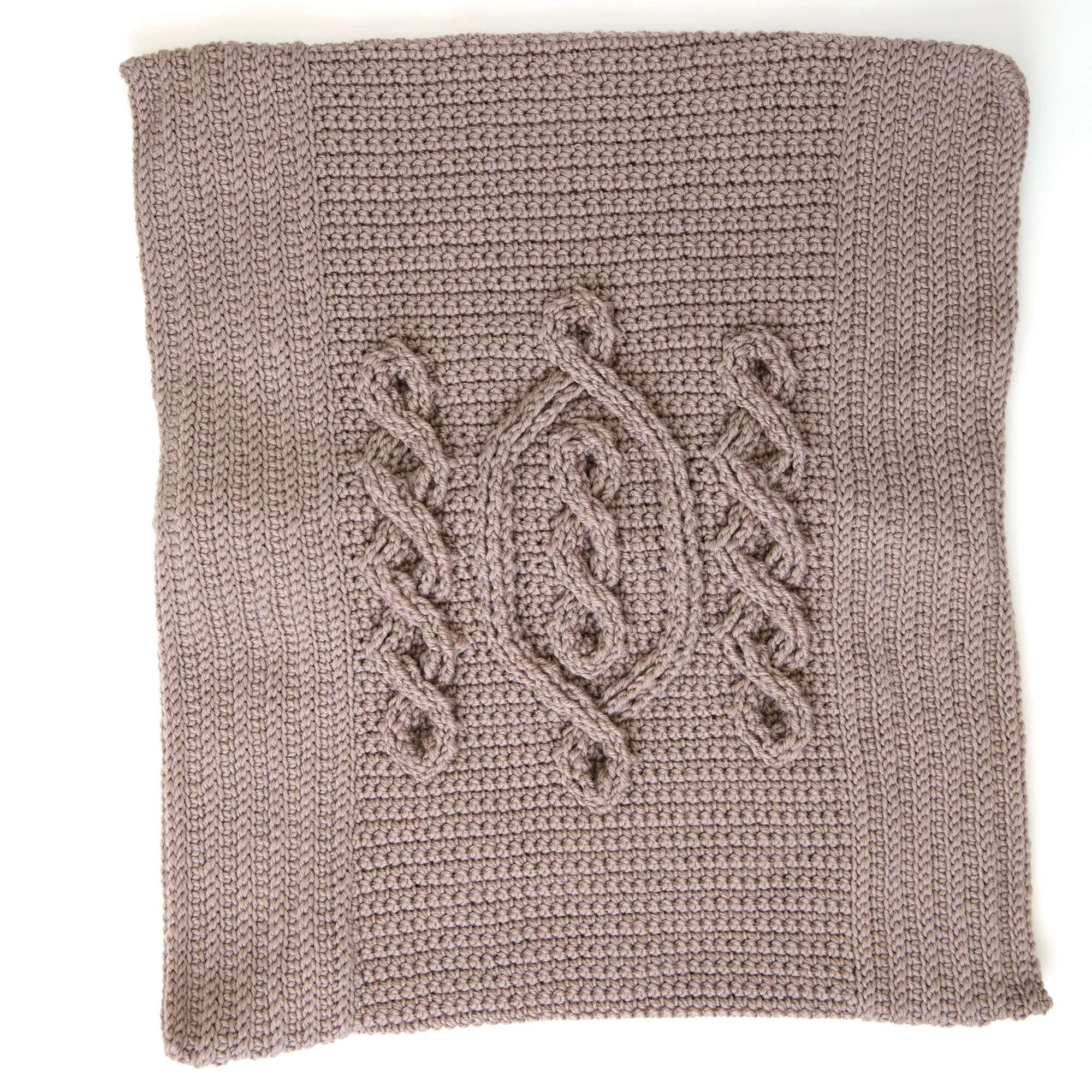 Red Heart Hygge Chic Crochet Pillow
