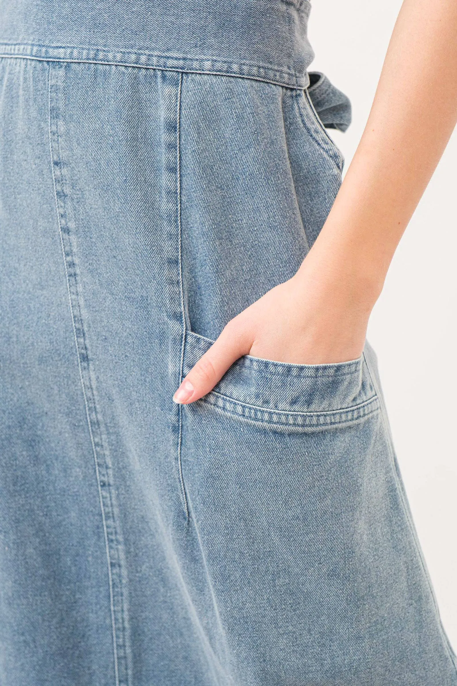 Rodeo Queen Overall Denim Dress