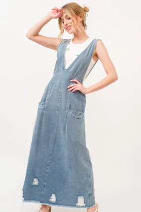 Rodeo Queen Overall Denim Dress