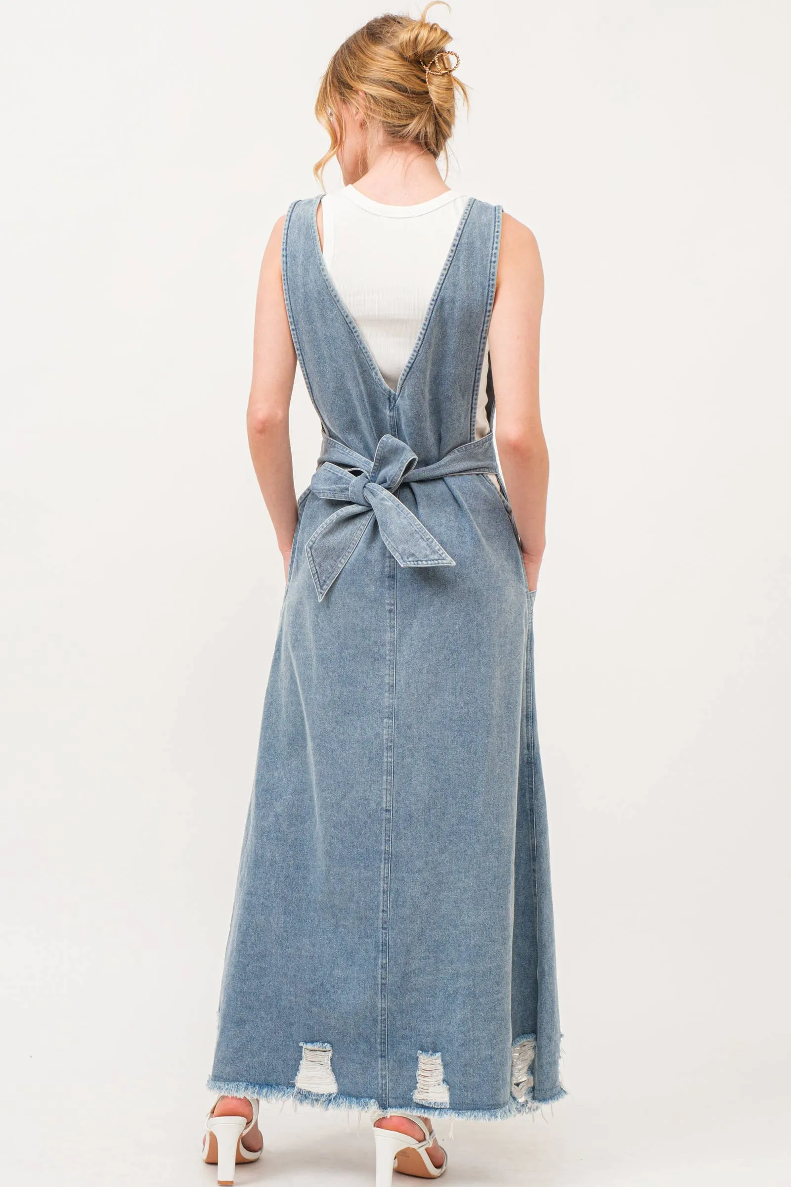 Rodeo Queen Overall Denim Dress