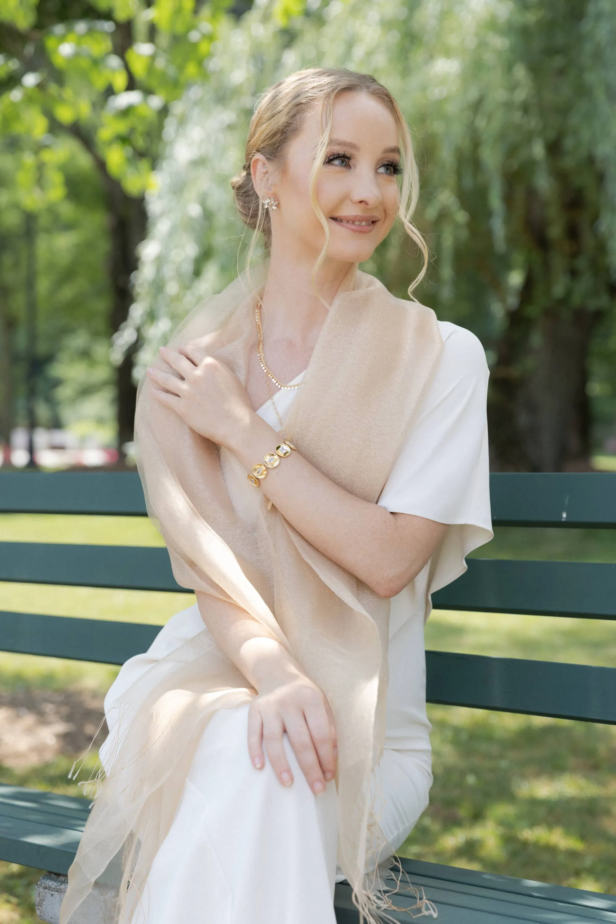SAACHI - Glitz Silk Scarf