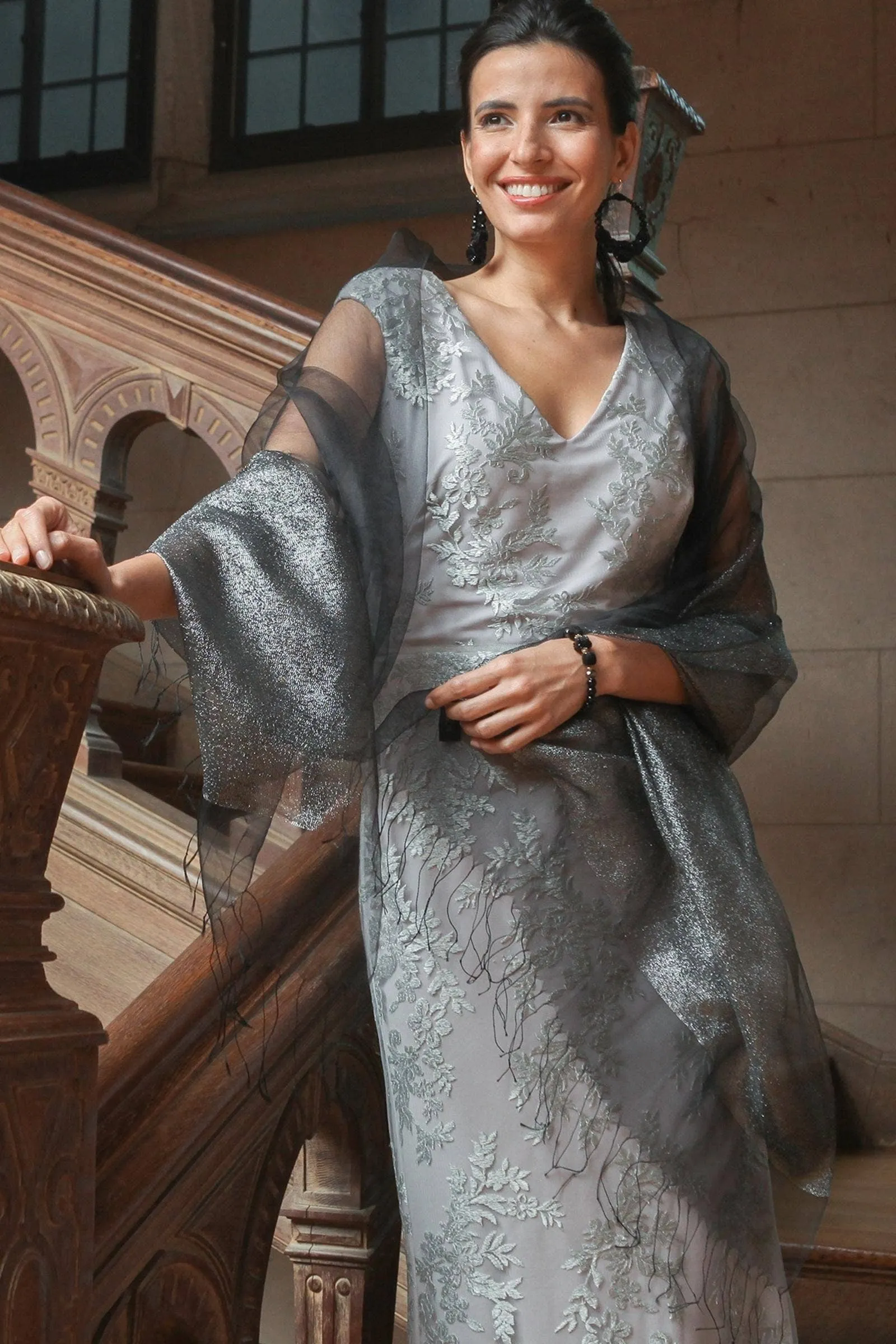 SAACHI - Glitz Silk Scarf