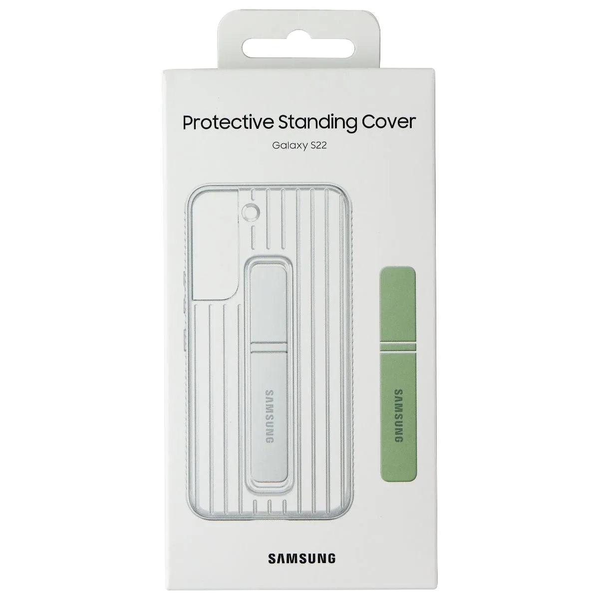 Samsung Protective Standing Cover for Samsung Galaxy S22 Smartphone - White