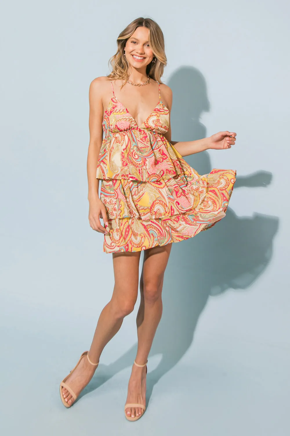 SANDS HARBOR WOVEN MINI DRESS