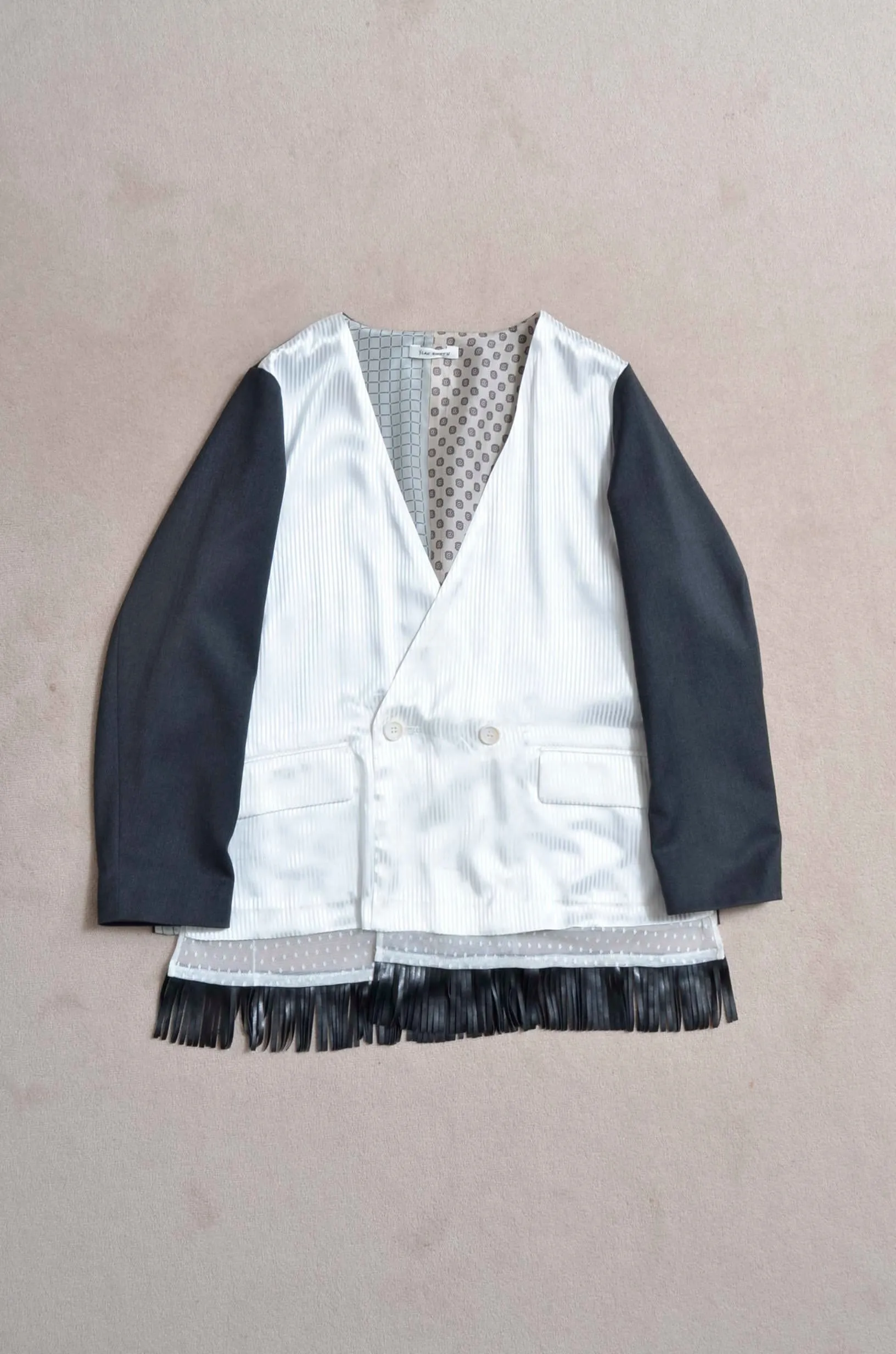SCARF-LINED FRINGE JK/00