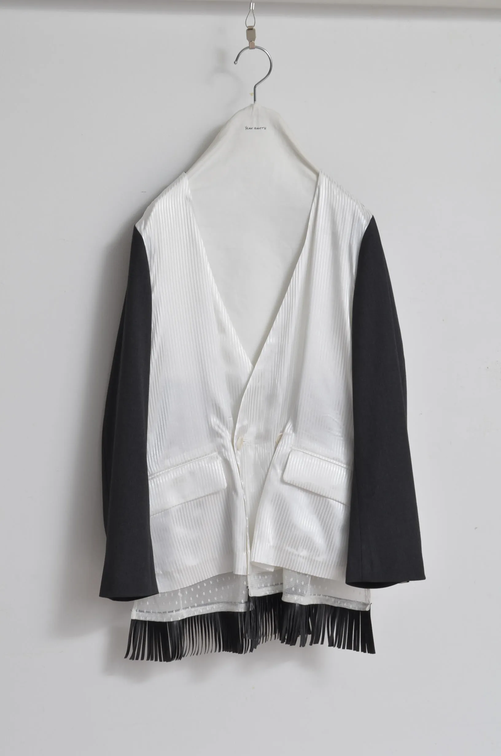 SCARF-LINED FRINGE JK/00