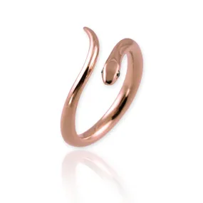 Snake Ring with black diamonds