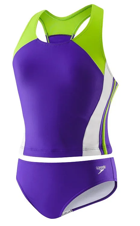 SPEEDO Girls Infinity Splice Tankini 2-PC (7-16)