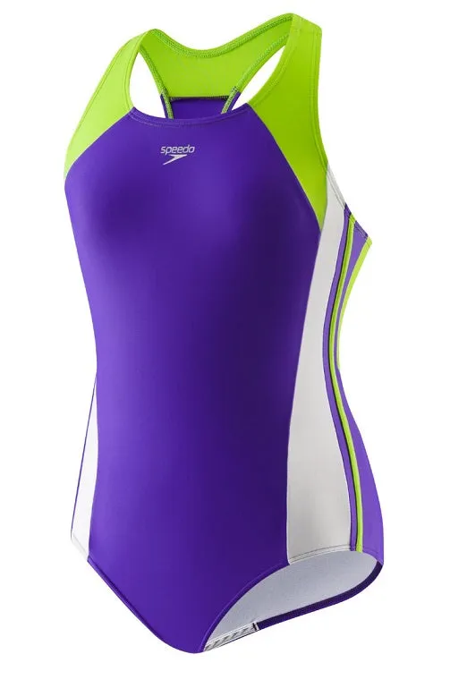 SPEEDO Girls Infinity Splice Xtra Life LYCRA (7-16)