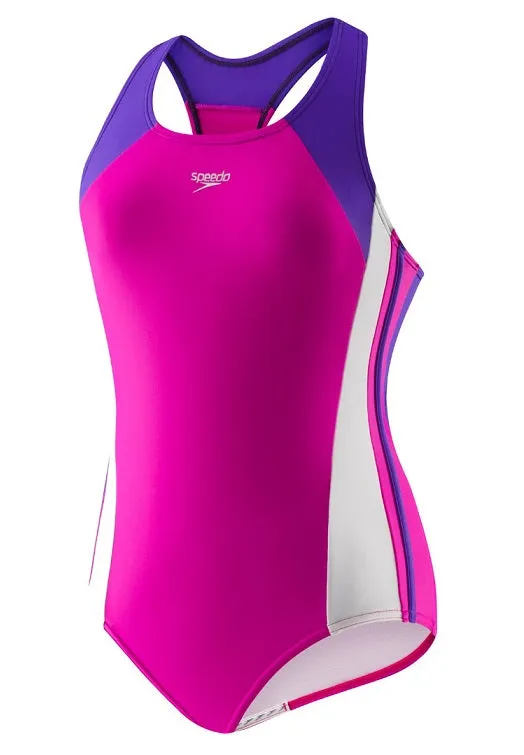 SPEEDO Girls Infinity Splice Xtra Life LYCRA (7-16)