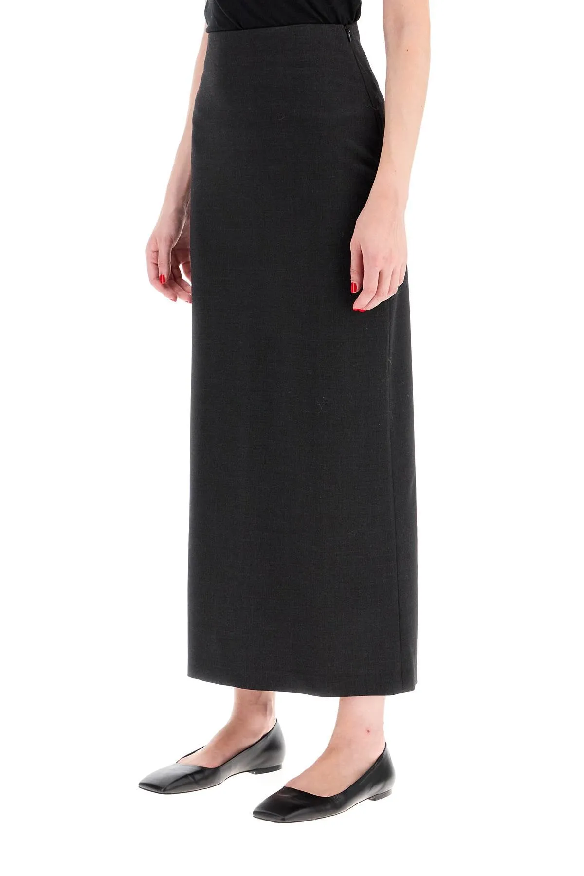 stretch wool skirt in samos style