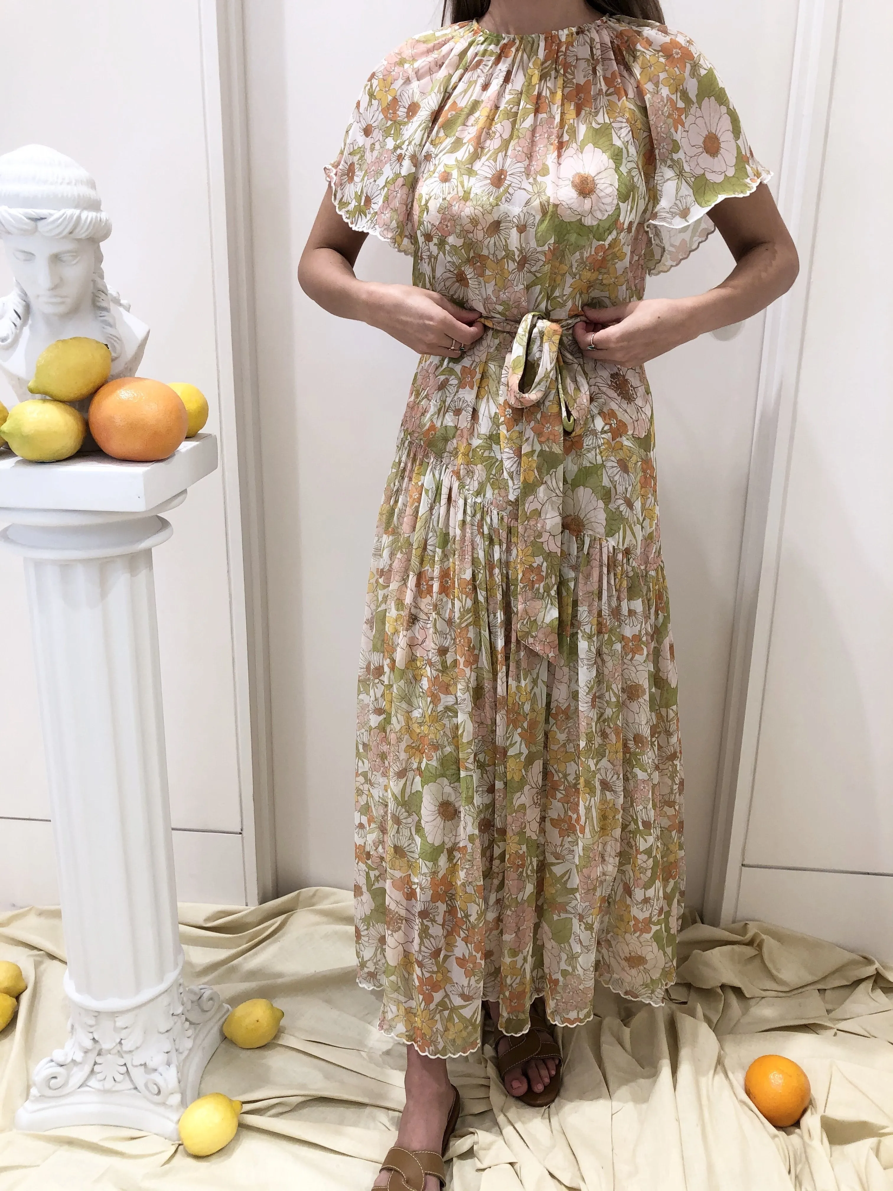 Super Eight Scalloped Midi