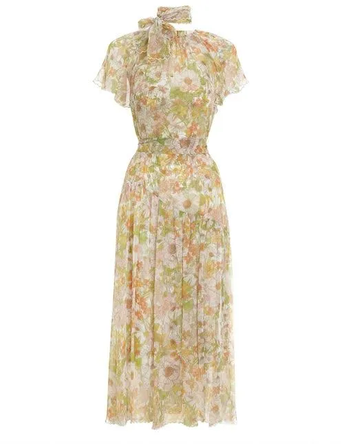 Super Eight Scalloped Midi