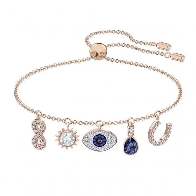Swarovski Symbol Charms Rose-tone Bracelet 5497668