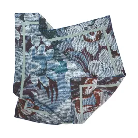 Tapis Noir Classical Blue Tapestry Scarf