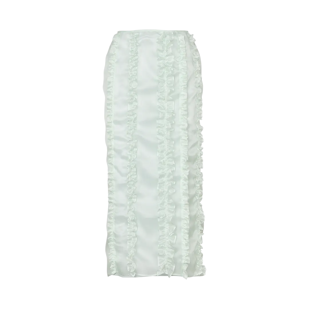 The Ocean Satin Skirt