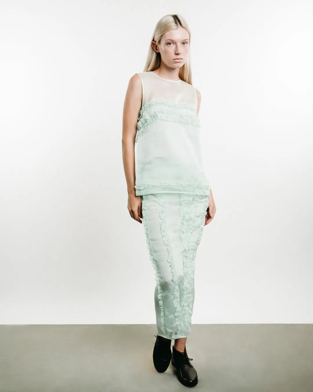 The Ocean Satin Skirt