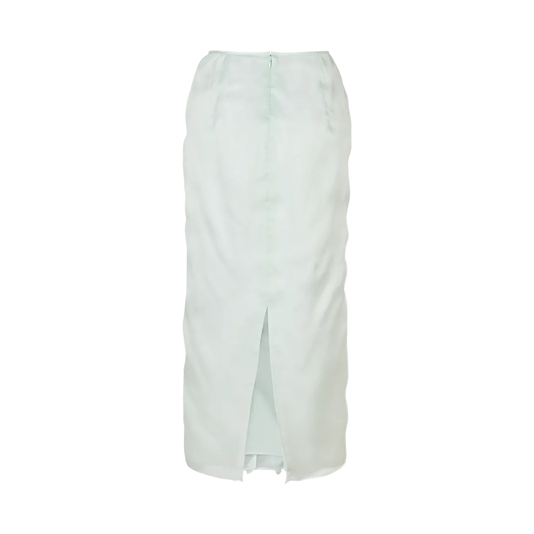 The Ocean Satin Skirt