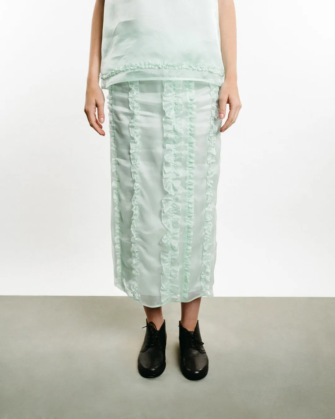 The Ocean Satin Skirt