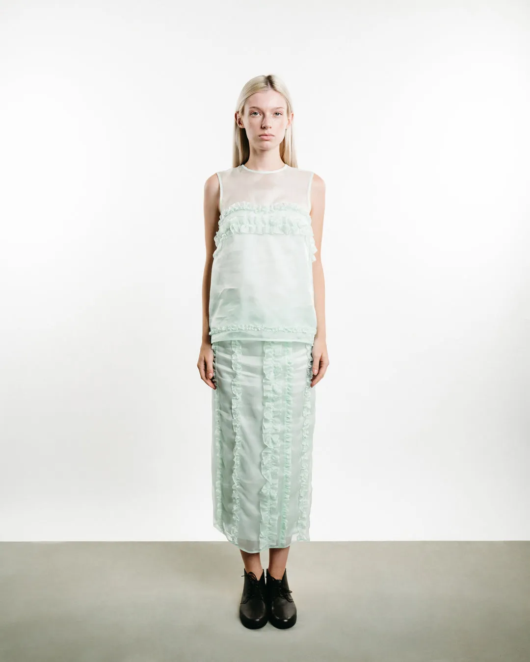 The Ocean Satin Skirt