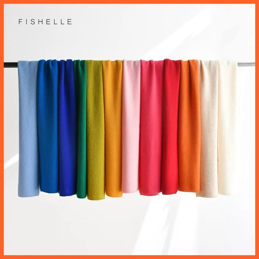 Unisex Luxury Cashmere Knitted Scarves  | Warm Thick Woolen Scarf
