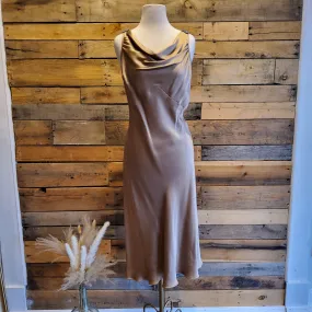 Vintage Anne Klein Satin Dress Sz 16