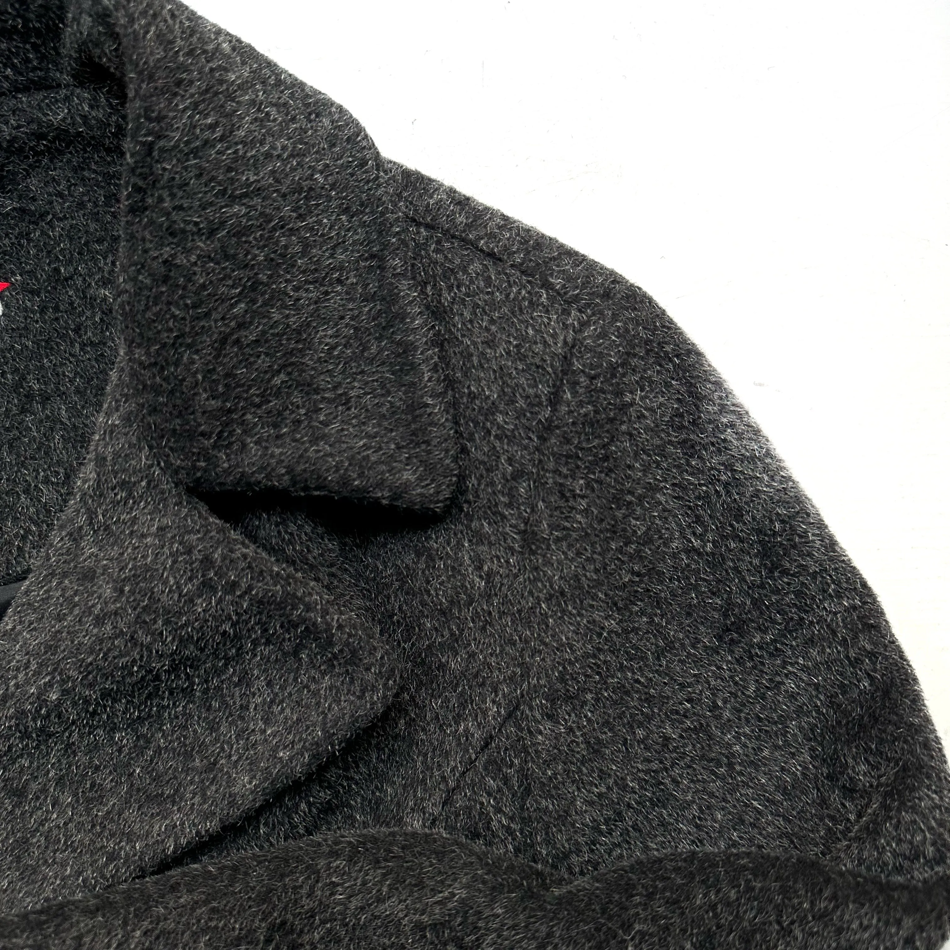 Vintage Double-breasted Gray Maxi Coat, size EU40