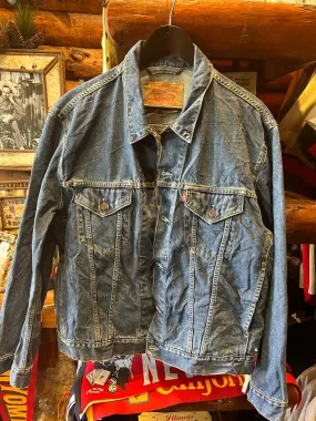 Vintage Mid Dark Levis Trucker Denim Jacket, XL