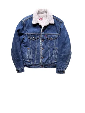Vintage USA Made Levis Sherpa Type III Denim Jacket SZ 38R | Vintage Denim Workwear Seattle