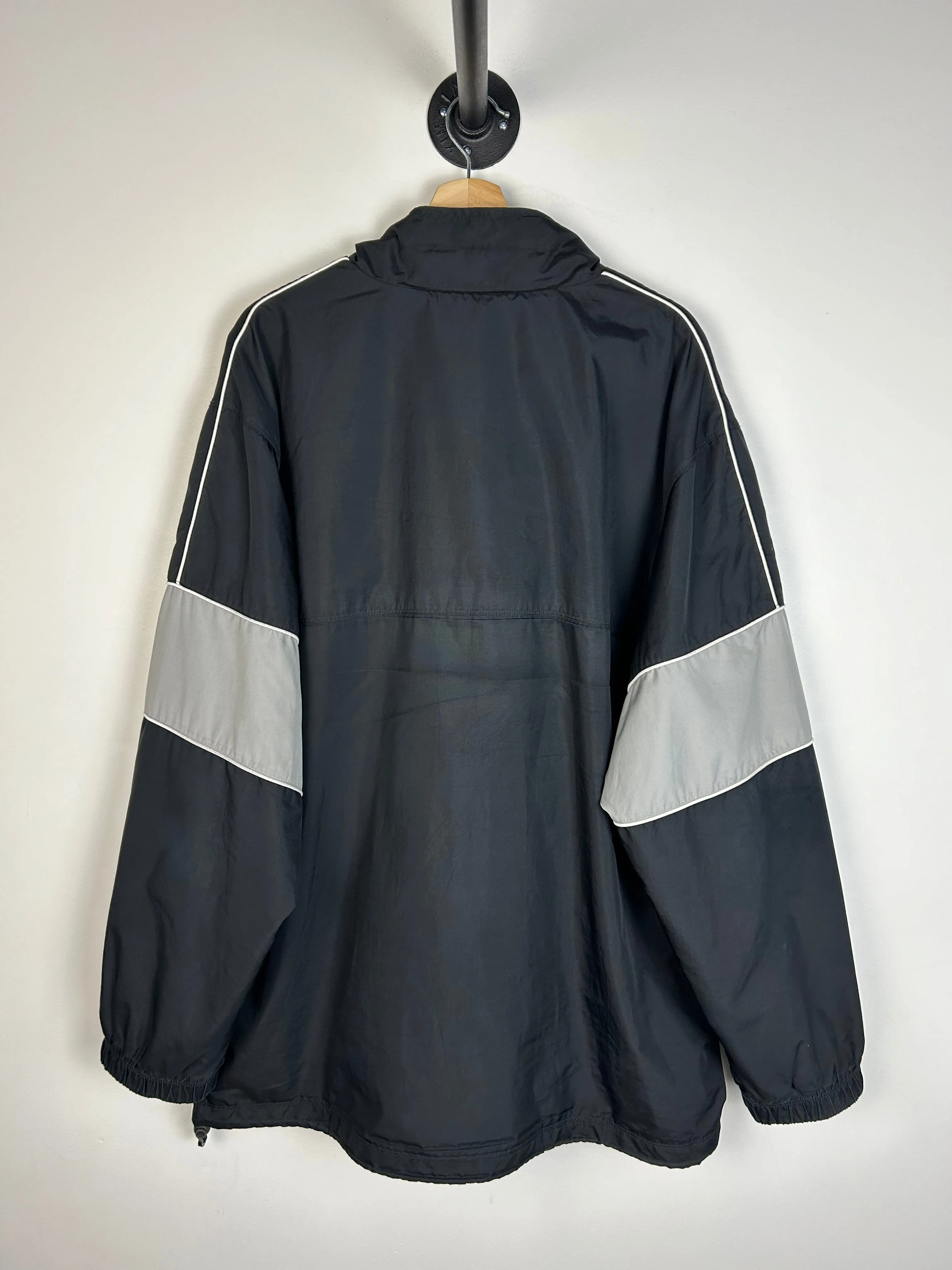 Vintage Y2K Nike Mini Swoosh Black Windbreaker