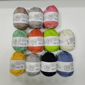 Wool Acrylic Glow in the dark fluorescent Crochet Yarn