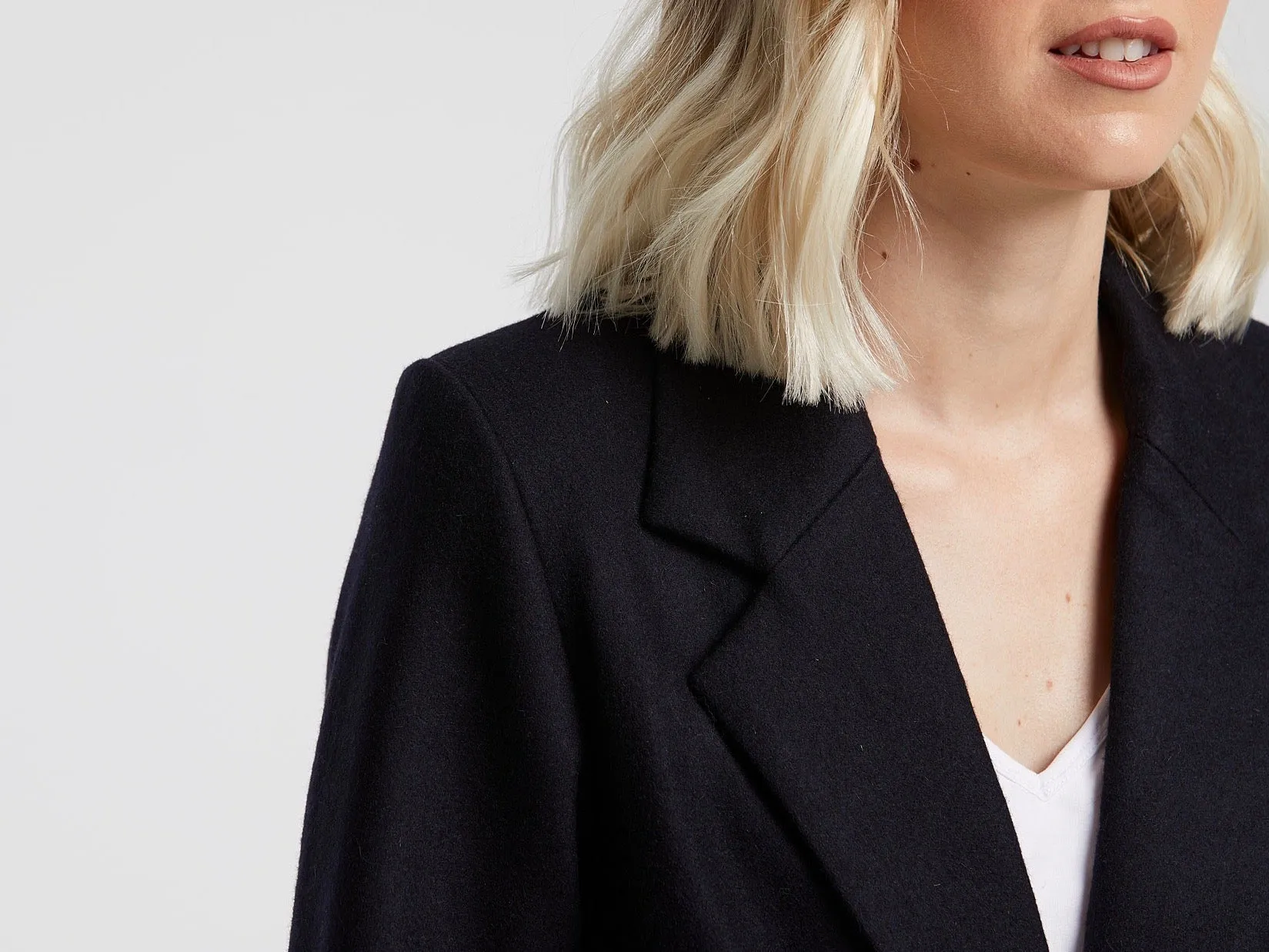 Wool Cocoon Coat