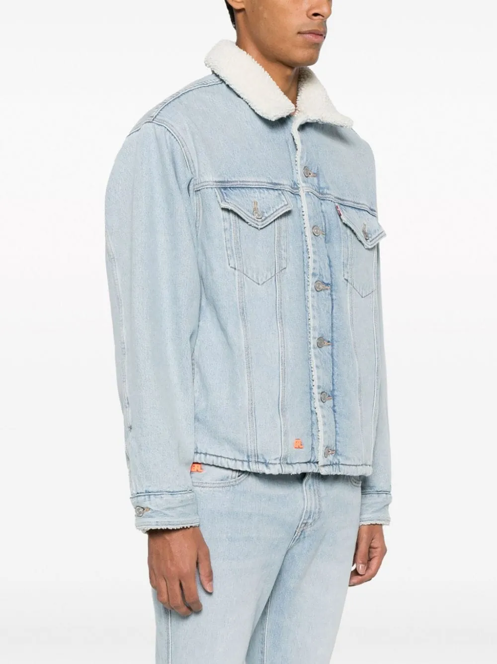 X Levi's Sherpa Trucker Denim Jacket
