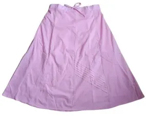 Youngly Pleated Plain Skirt