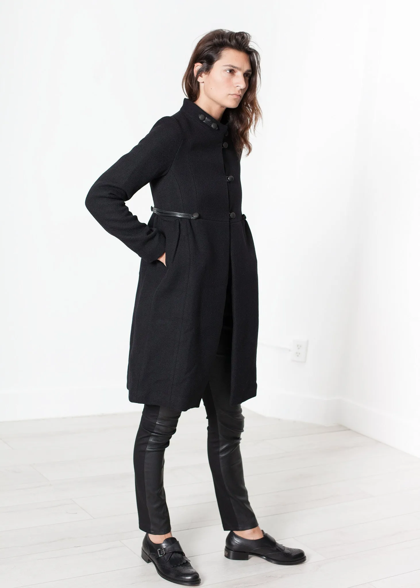 Zoulou Coat in Black - Less Choice