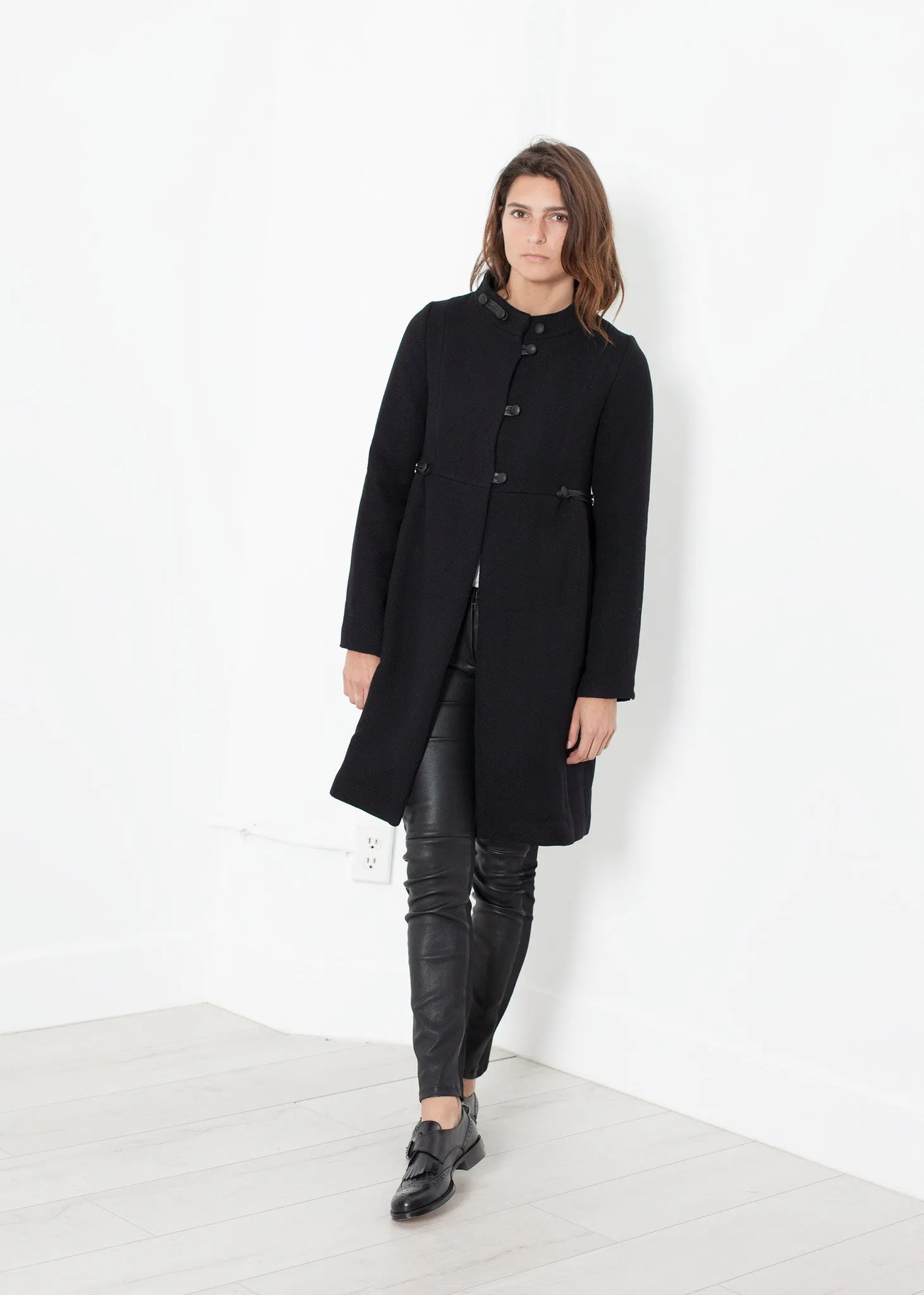 Zoulou Coat in Black - Less Choice